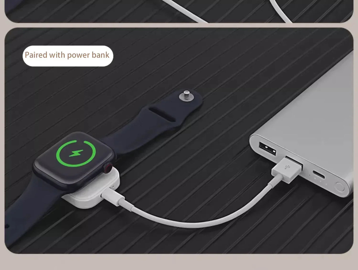 Wireless Fast Charger for iWatch series 9 8 7 6 5 SE Type C convert Charger for iWatch Series 6 5 3 2 1