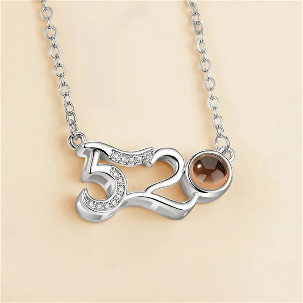 100 Languages I Love You Necklace