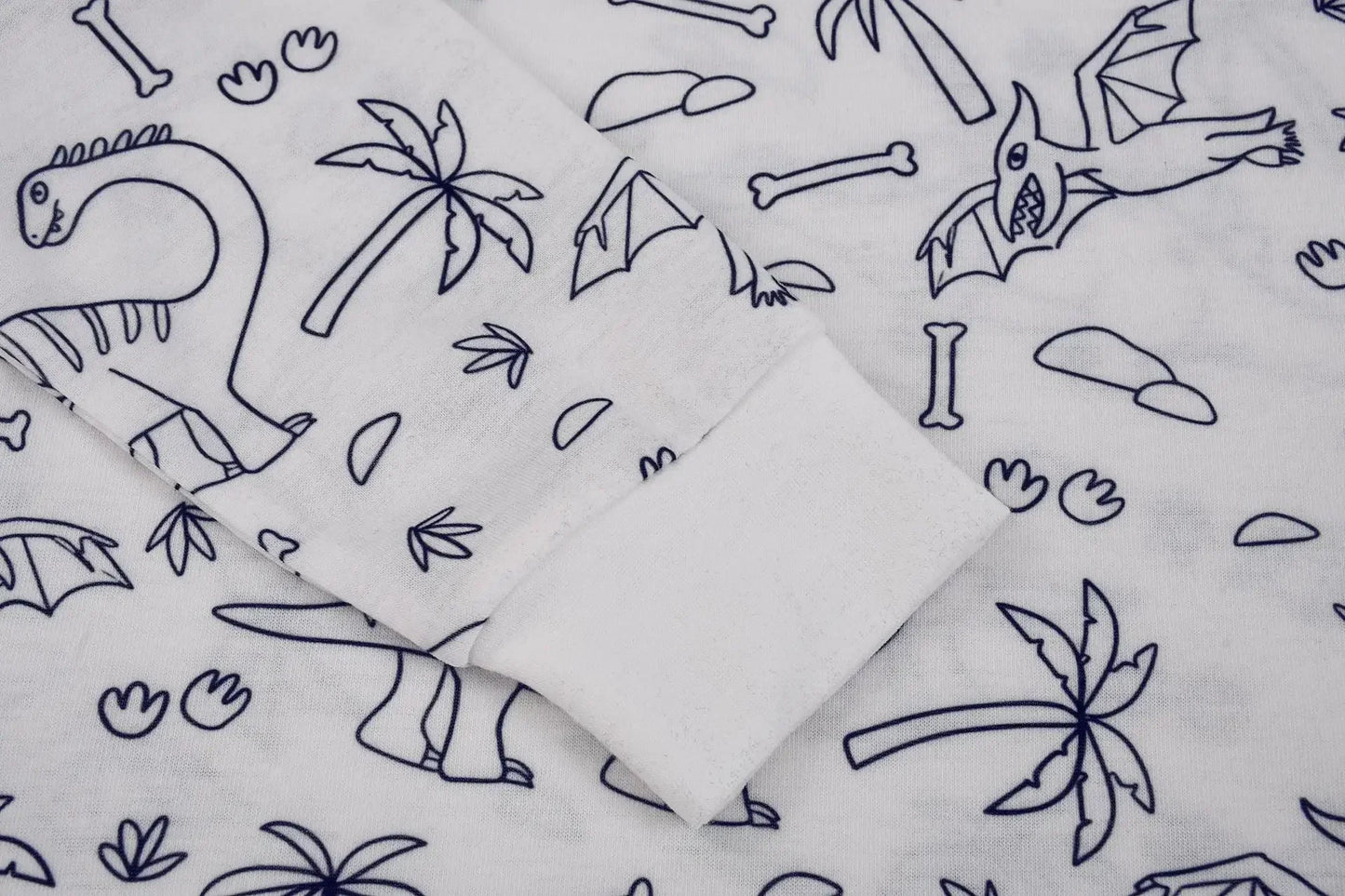DIY Sketch Colorful Freehand Graffiti Pajamas Sets Baby Boys Girls Long sleeves Sleepwear Outfits Kids Funny Handicraft Homewear
