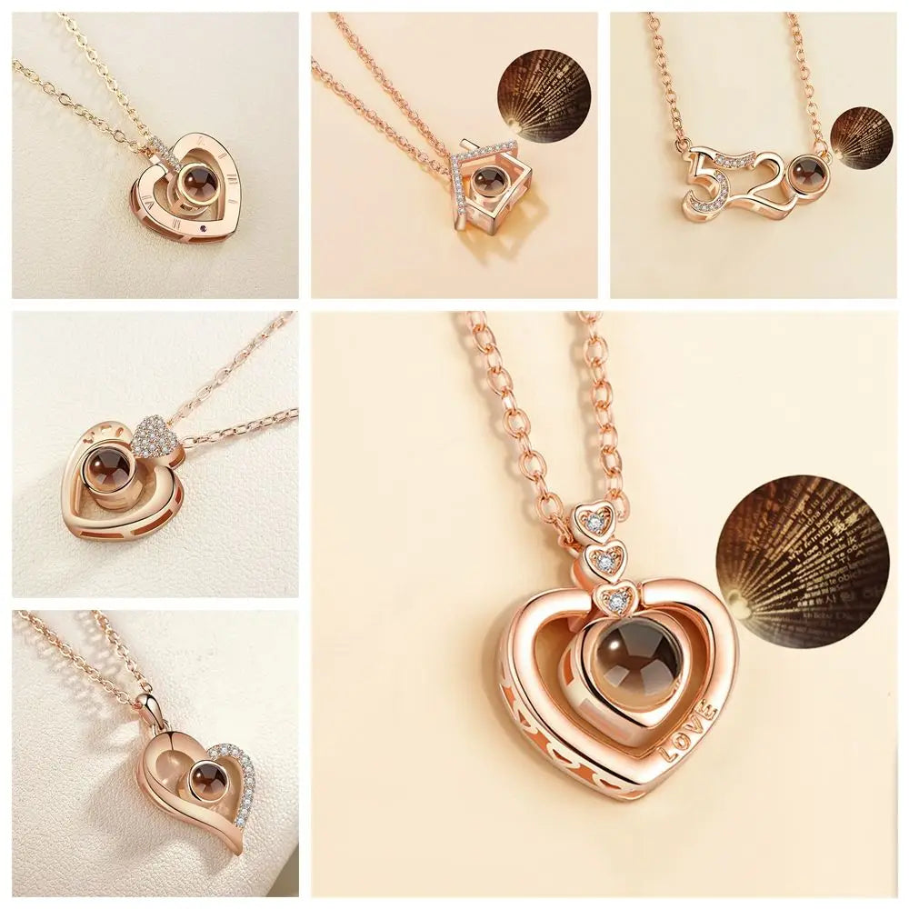 100 Languages I Love You Necklace