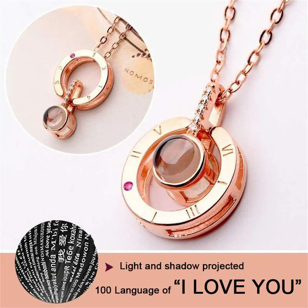 100 Languages I Love You Necklace