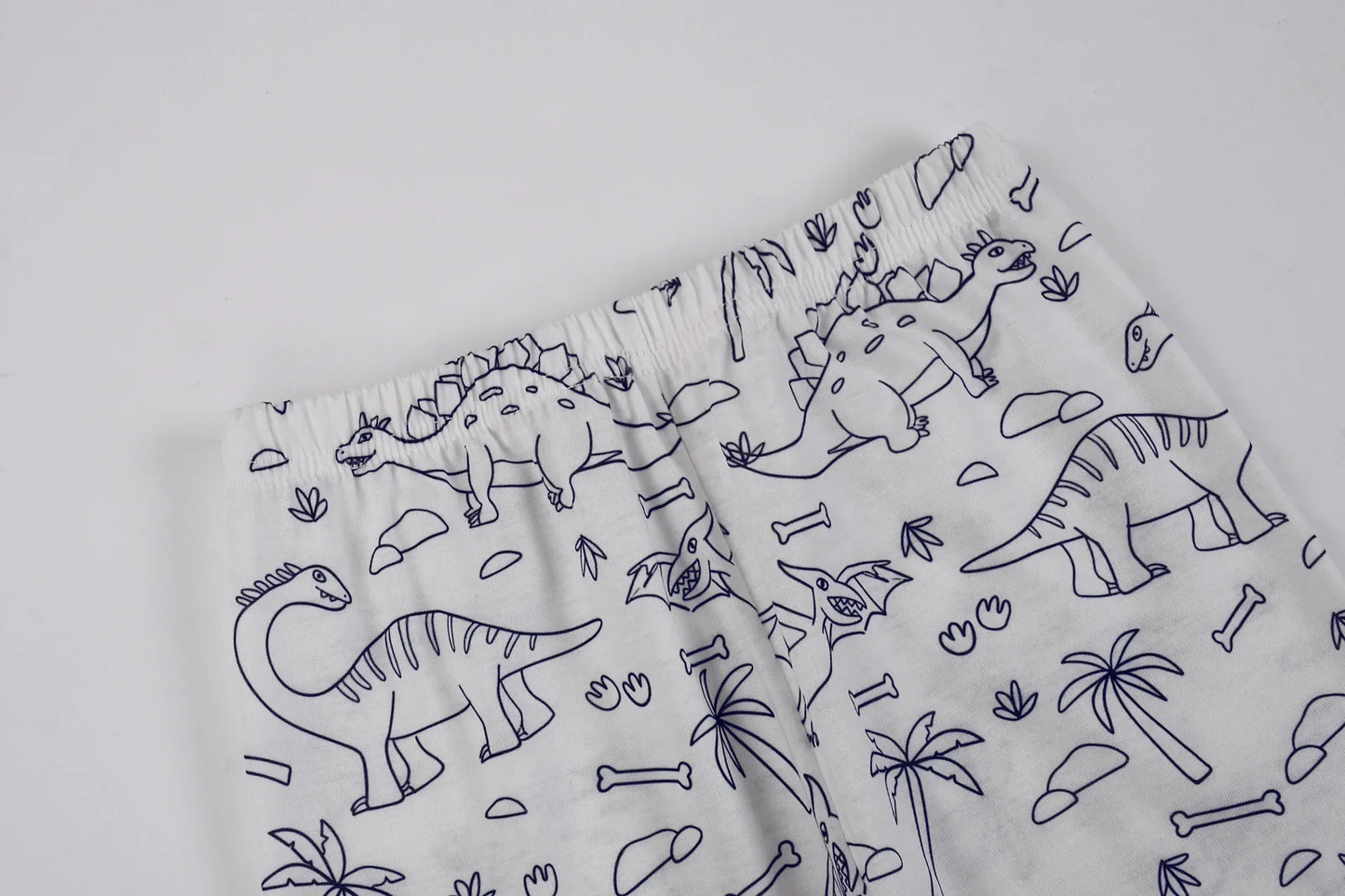 DIY Sketch Colorful Freehand Graffiti Pajamas Sets Baby Boys Girls Long sleeves Sleepwear Outfits Kids Funny Handicraft Homewear