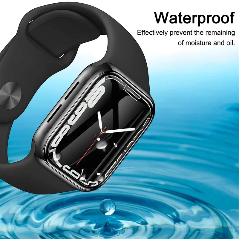 Screen Protector For Apple Watch Series 9-8-7-6 5 4 Se ultra-2 49mm 41mm 45mm 40mm 44mm 3D (Not Tempered Glass) Film Accessories
