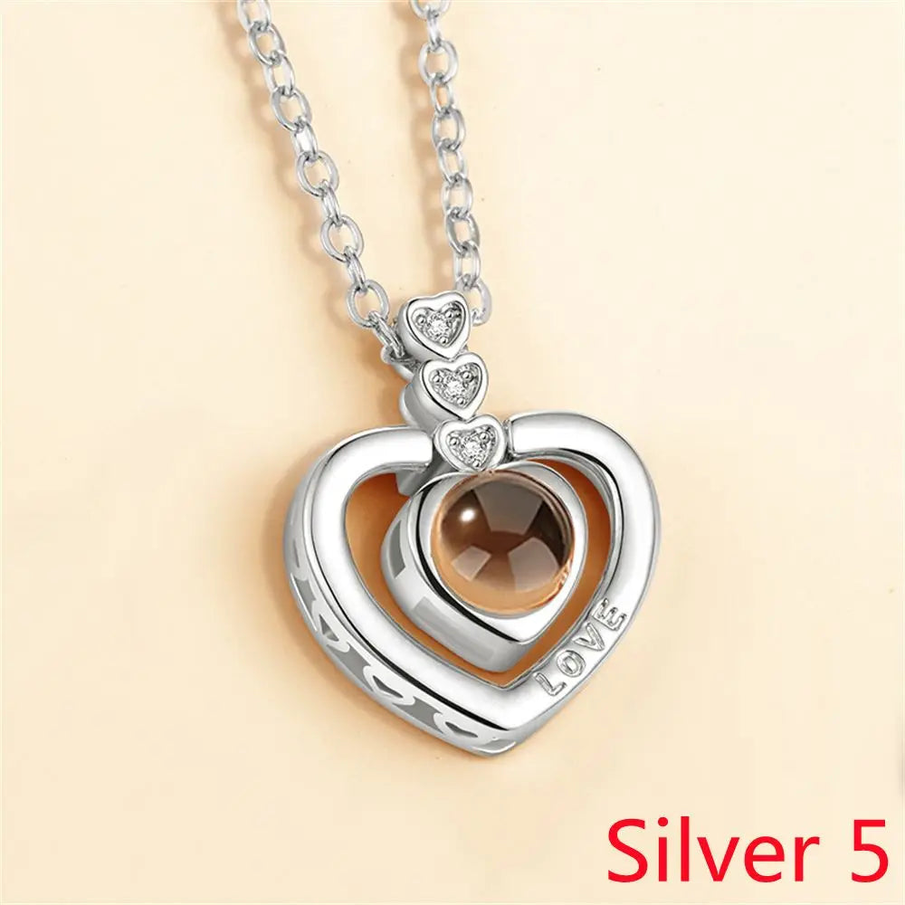 100 Languages I Love You Necklace