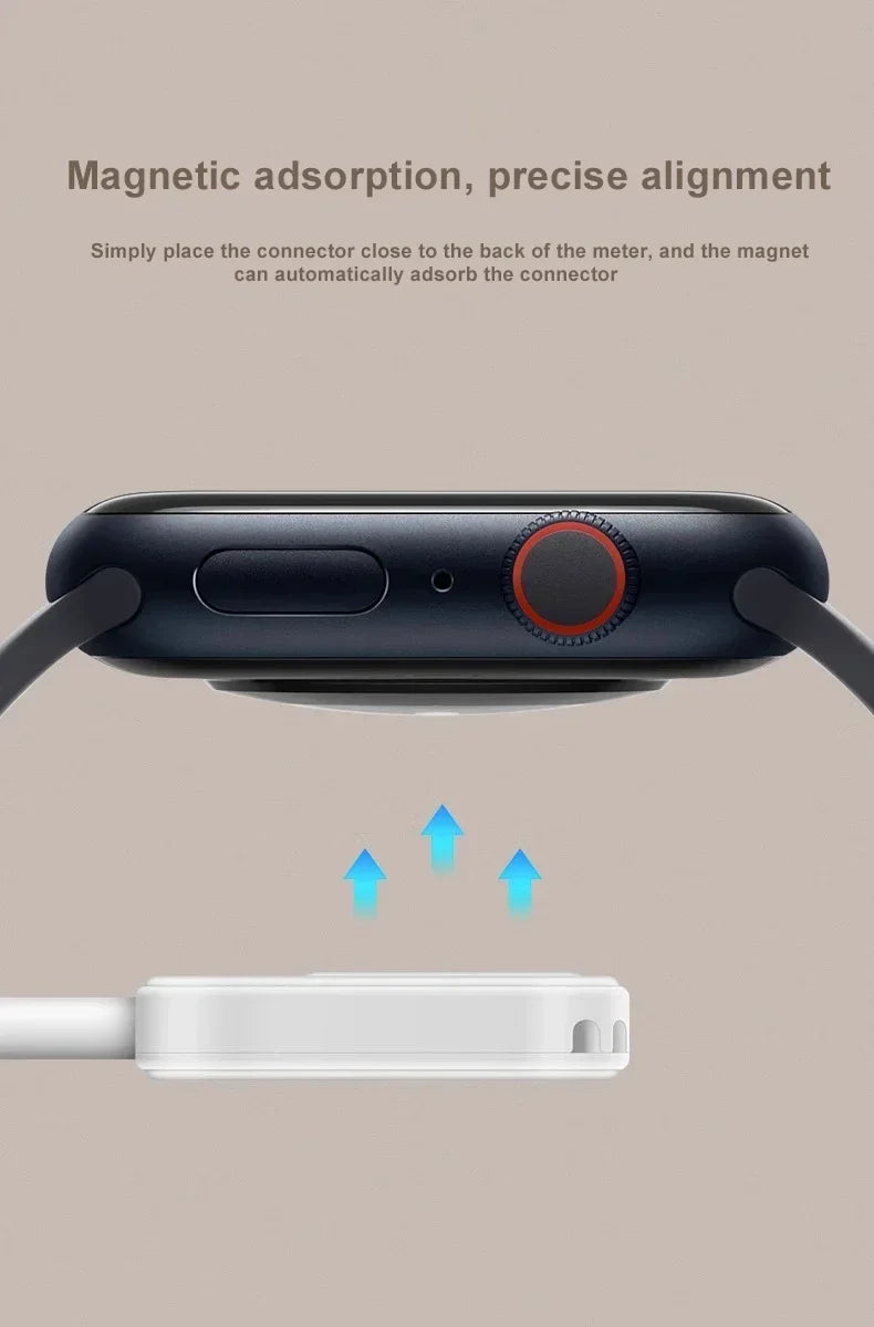 Wireless Fast Charger for iWatch series 9 8 7 6 5 SE Type C  convert Charger for iWatch Series 6 5 3 2 1