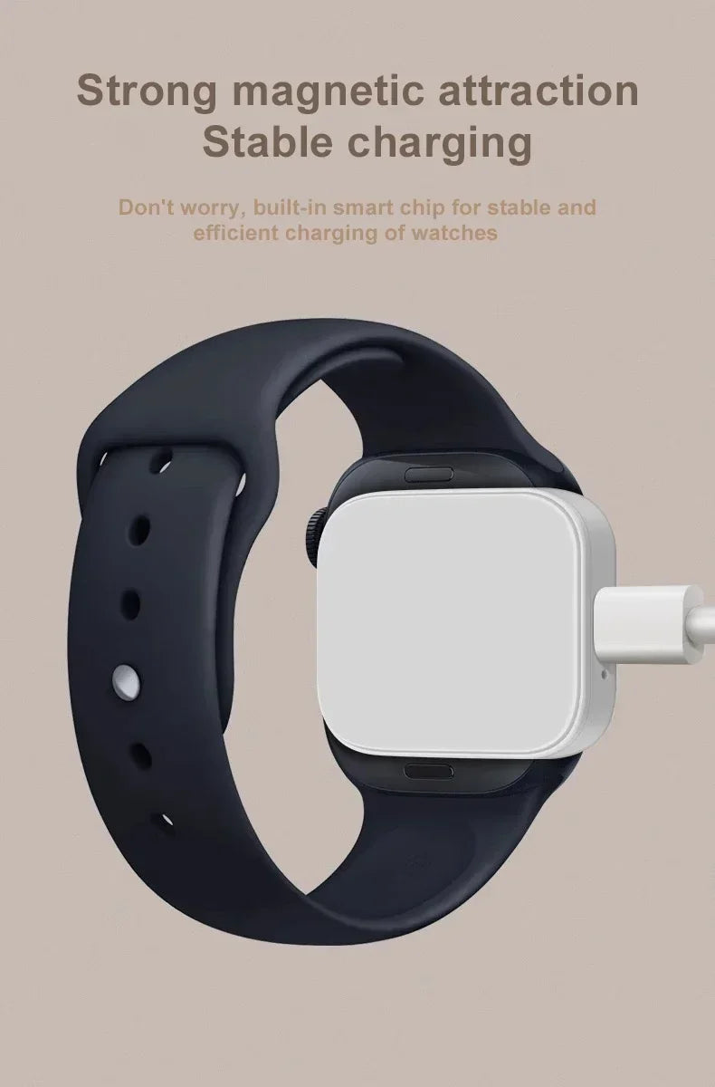 Wireless Fast Charger for iWatch series 9 8 7 6 5 SE Type C  convert Charger for iWatch Series 6 5 3 2 1