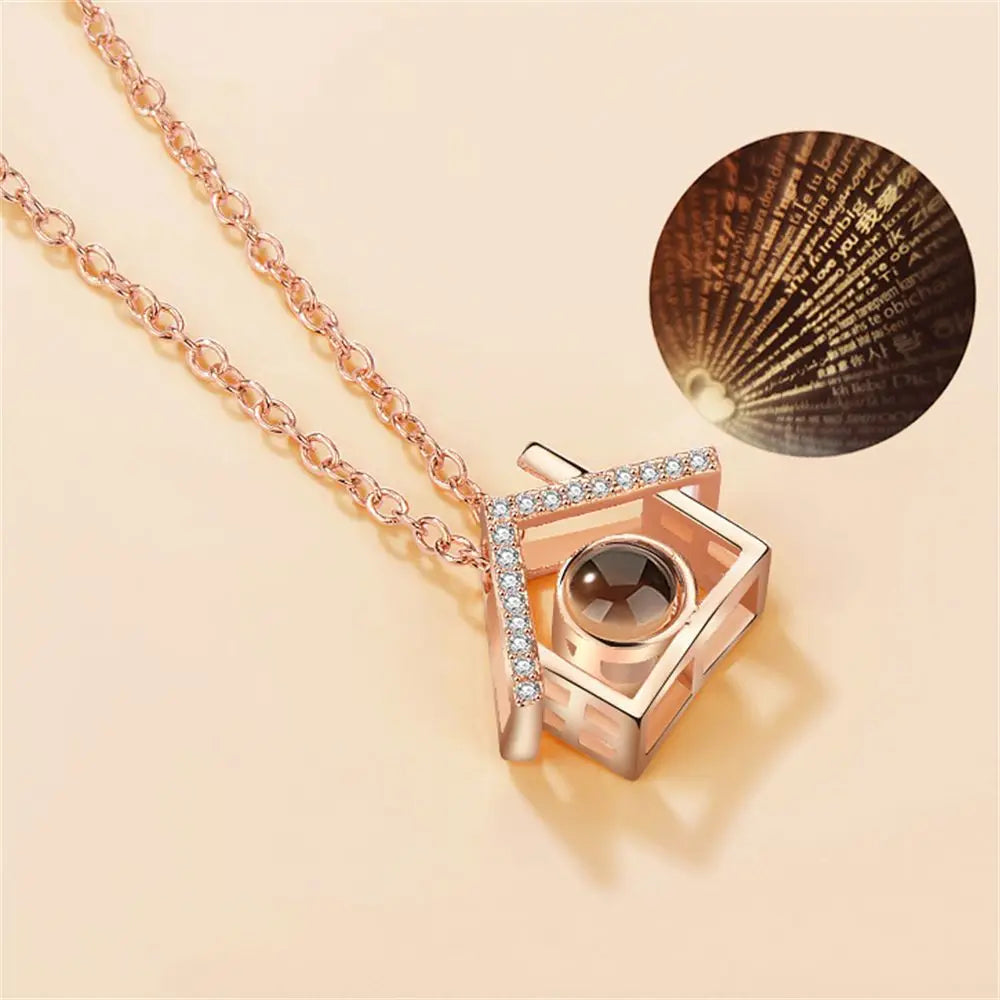 100 Languages I Love You Necklace