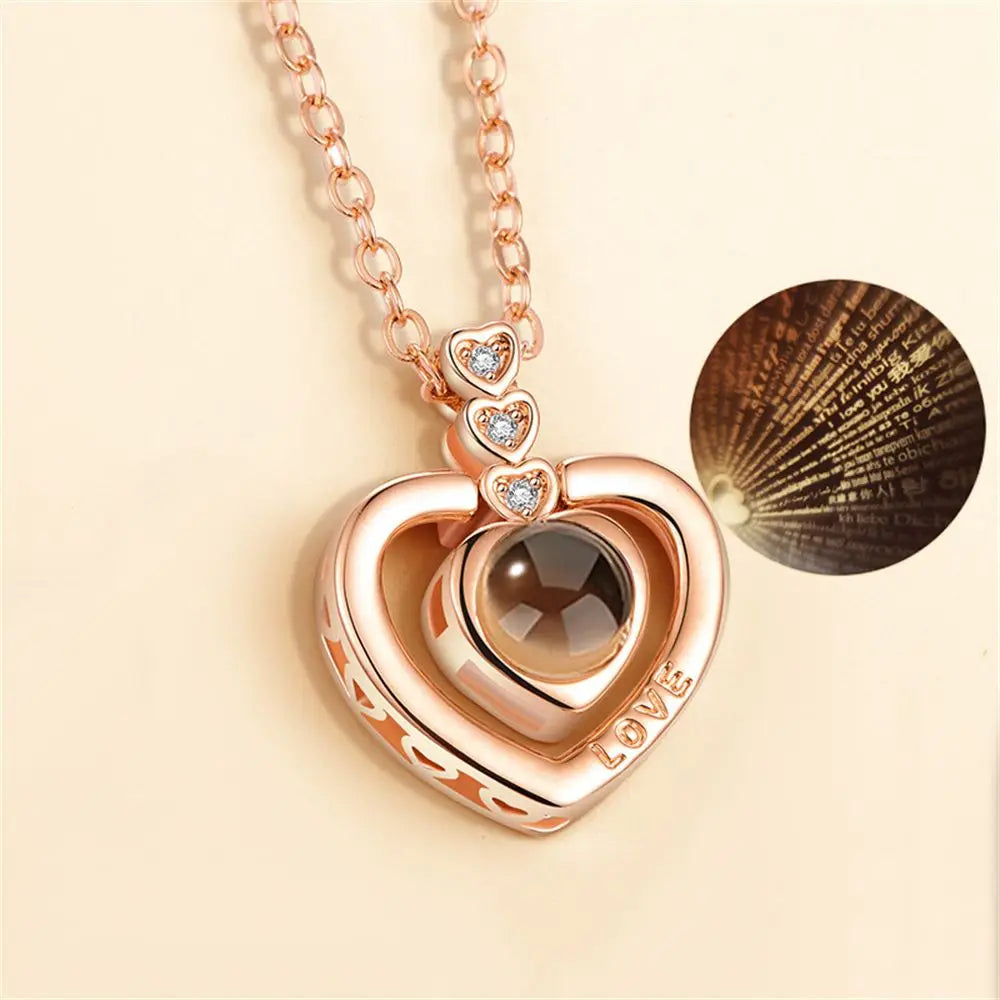 100 Languages I Love You Necklace