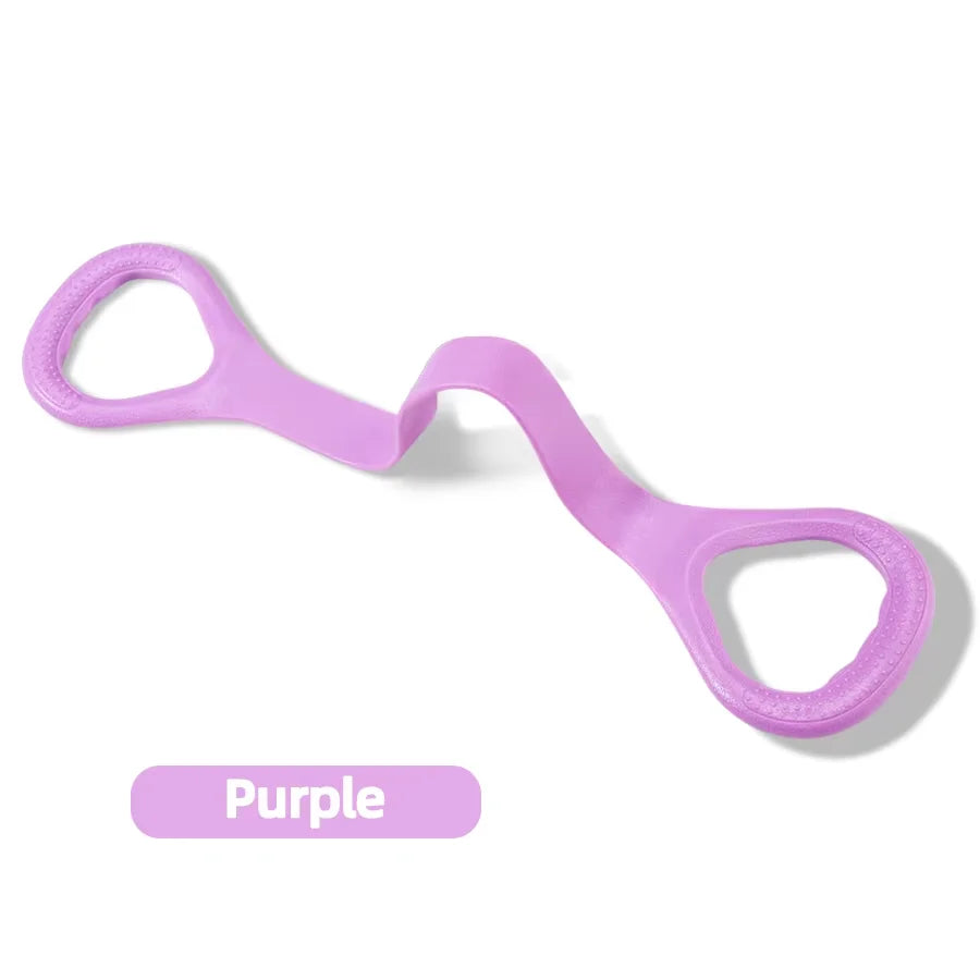 Fitness Workout Resistance Band Arm Back Shoulder Exercise Elastic Training Band Yoga Pilates Physical Therapy Equipment
