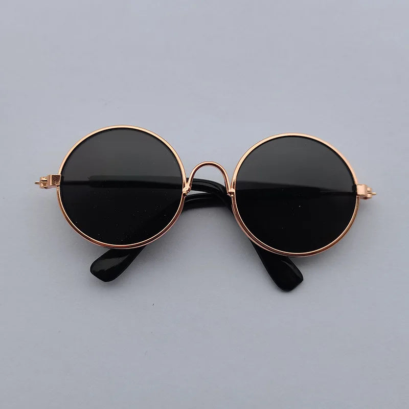 Cat Sunglasses Lovely Vintage Round  Reflection Eye wear glasses For Small Dog Cat Pet Photos Pet Products Props Accessories