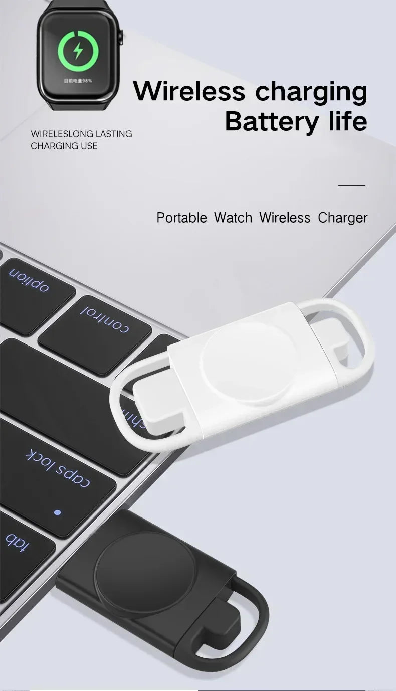 Wireless Fast Charger for iWatch series 9 8 7 6 5 SE Type C  convert Charger for iWatch Series 6 5 3 2 1