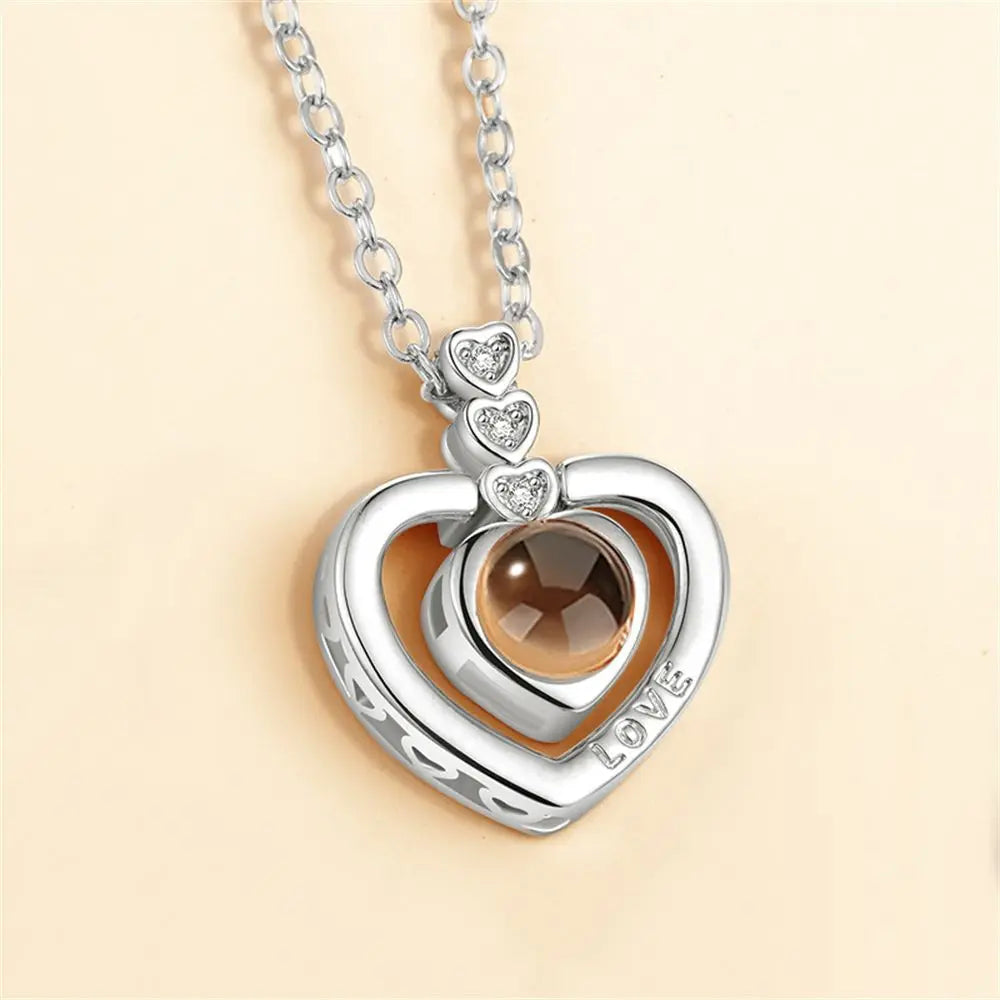 100 Languages I Love You Necklace